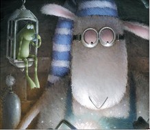 Dahi koyun atölyesinde.