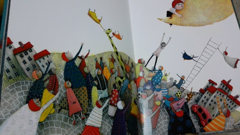 "İşte o zaman kendi kendine dedi ki: Herkese Ay'dan birparça vermeli"