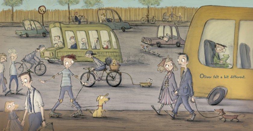 Kendisine benzeyeni görmemekte ısrarcı Oliver ve Olivia